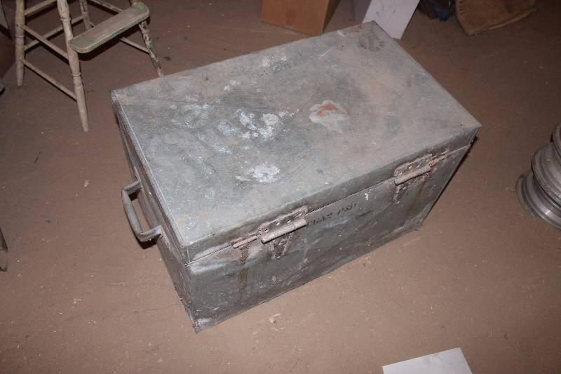 lot 229 image: Metal Chest
