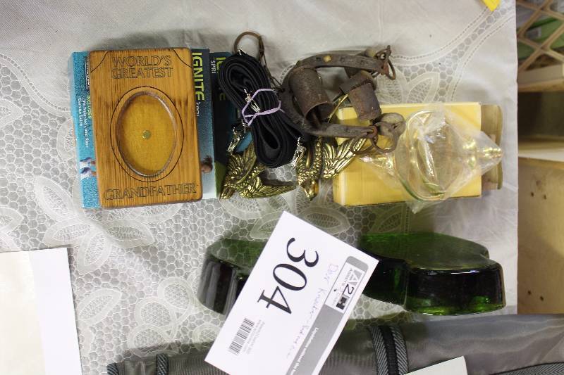lot 304 image: Door Knocker, Book-ends, And More