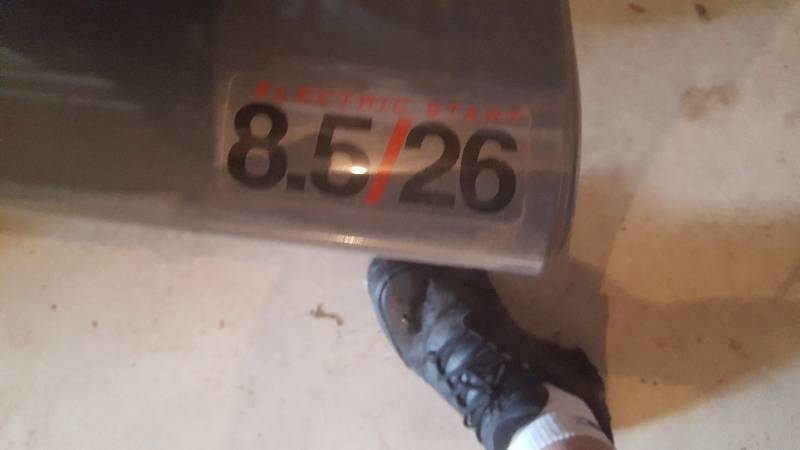 lot 7A image: Craftsman 8.5 Hp 26 inch Electric Start Snow Blower