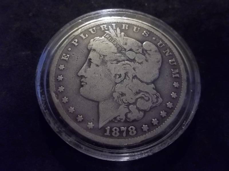 1878 CC  Morgan Silver Dollar High Dollar Value (In Fine Wholesale Grey Sheets $100.00)