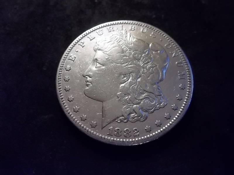 1882 S Morgan Silver Dollar Higher Grade
