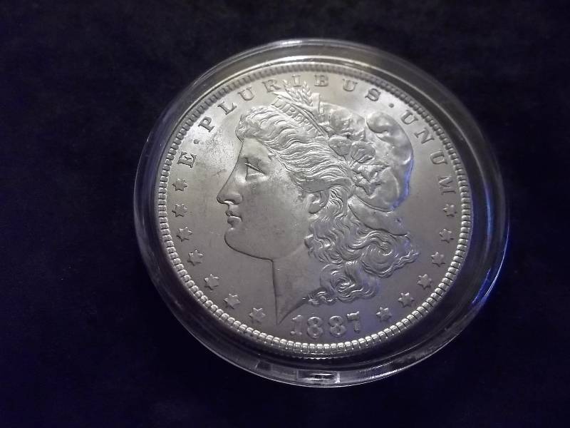 1887  Morgan Silver Dollar Very High Grade  MS