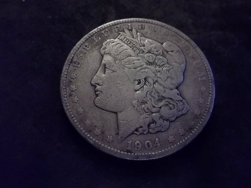 1904  Morgan Silver Dollar Better Date Hard To Find