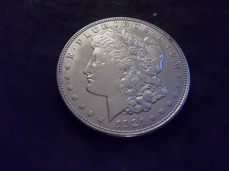 1921 D Morgan Silver Dollar Very  High Grade MS