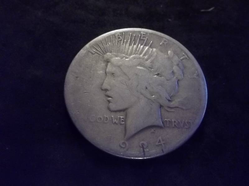1924 S Peace Silver Dollar Better Date