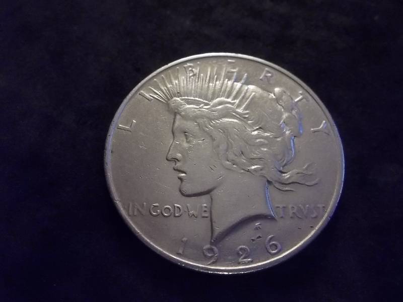 1926 D Silver Peace Dollar  High Grade MS
