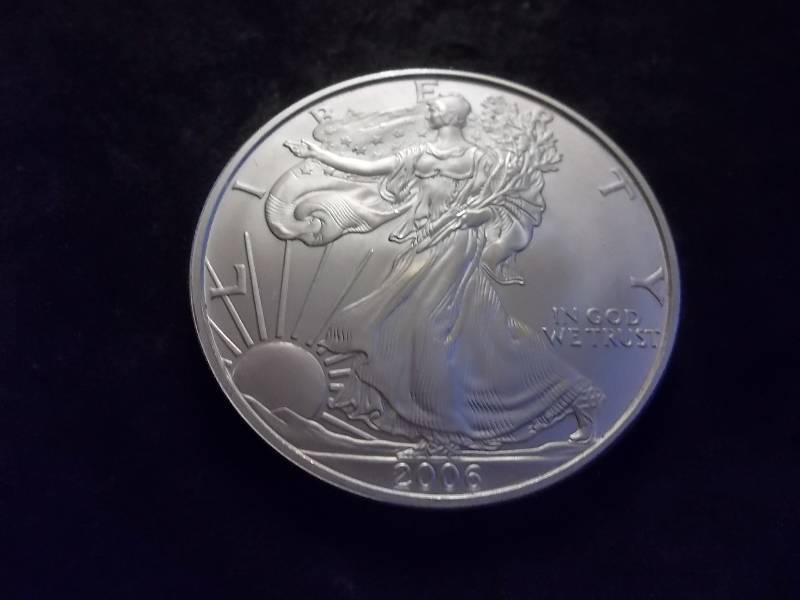 2006 US Silver Eagle 1 Oz. Pure Silver 99.9 Fine Unc