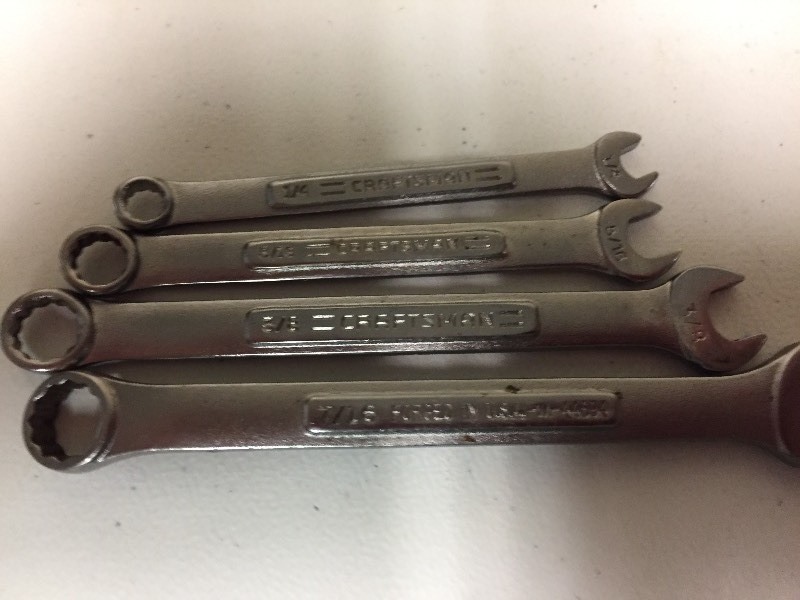 lot 37 image: Craftsman Wrench Set
