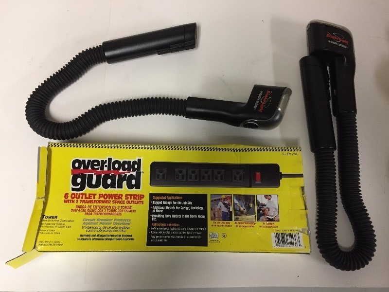 lot 41 image: Snake Lights Black & Decker  Power Strip