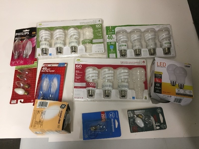 lot 54 image: Lightbulbs Asst LED