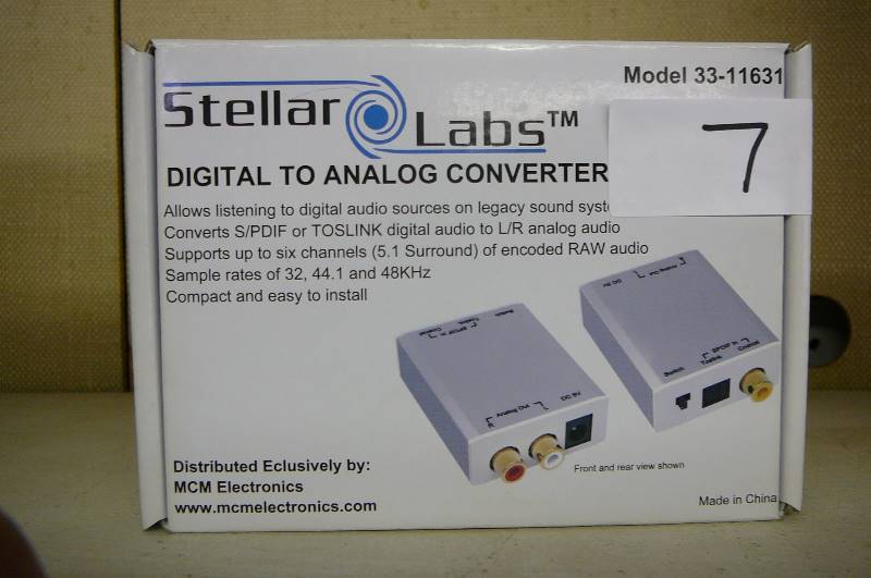 lot 7 image: Digital to Analog Converter