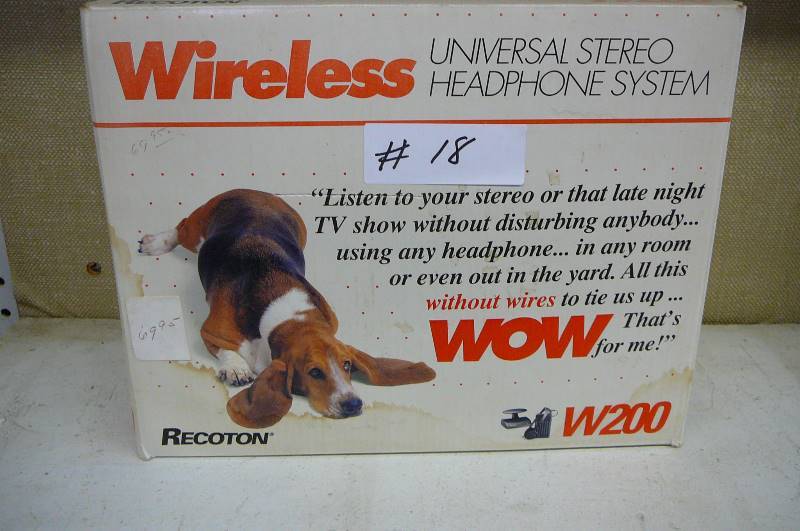 lot 18 image: Wireless Headphone system
