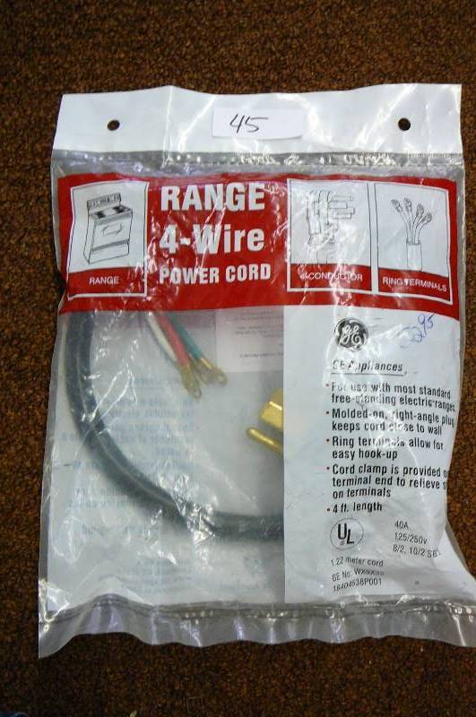 lot 45 image: Range Power cord