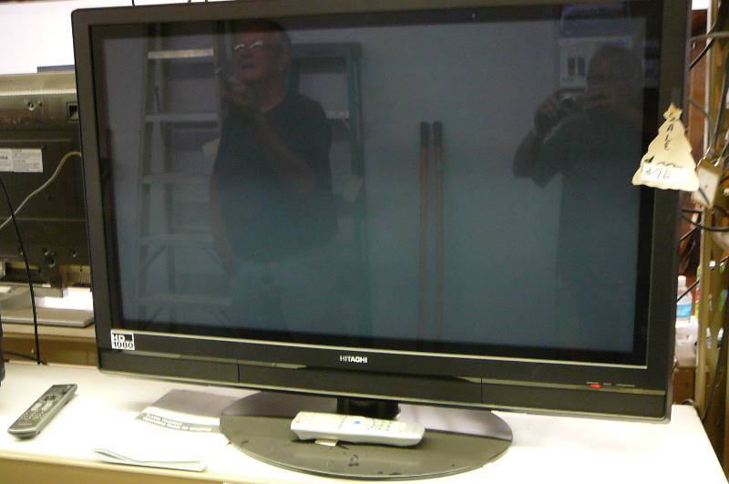 lot 76 image: 42 Hitachi Plasma TV Display model