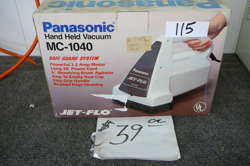 lot 115 image: Vacuum Hand Held Panasonic