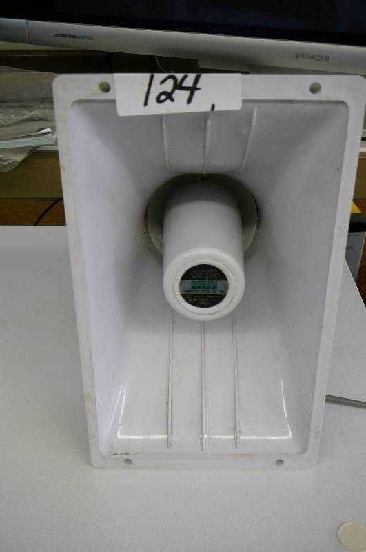 lot 124 image: Horn Speaker Speco