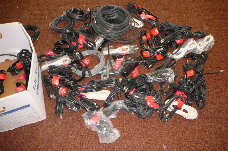 lot 158 image: Box of Coax Cables