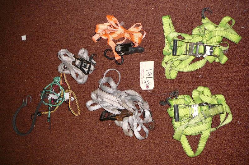 lot 161 image: Ratchet Straps, Bunjis
