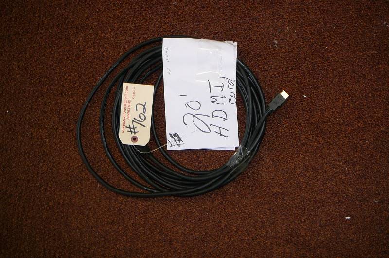 lot 162 image: 20 HDMI Cable