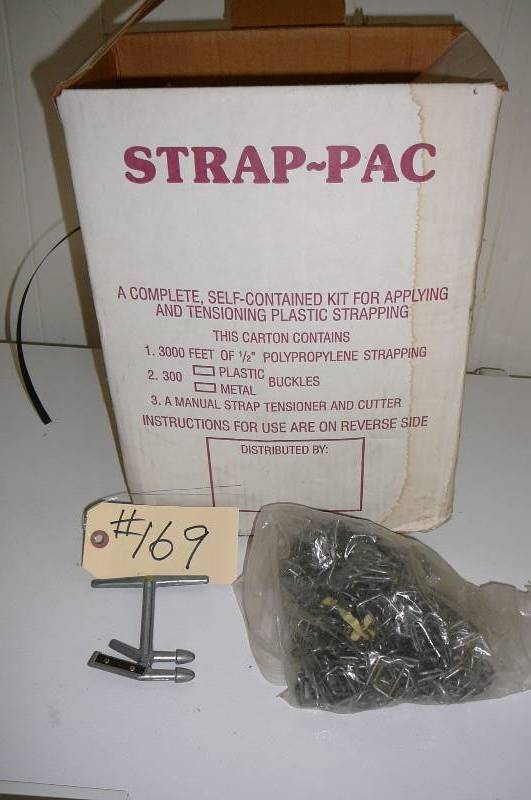 lot 169 image: Strap Pac tensioning plastic
