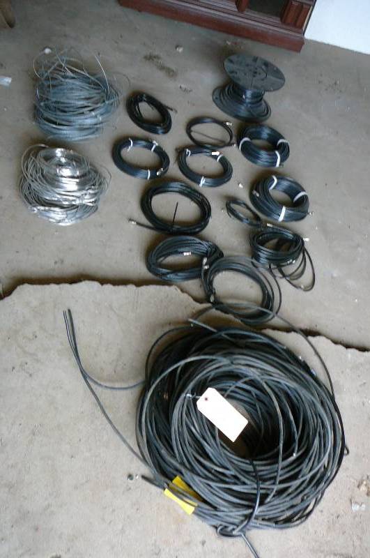 lot 288 image: Coax Cables, Ground Cables