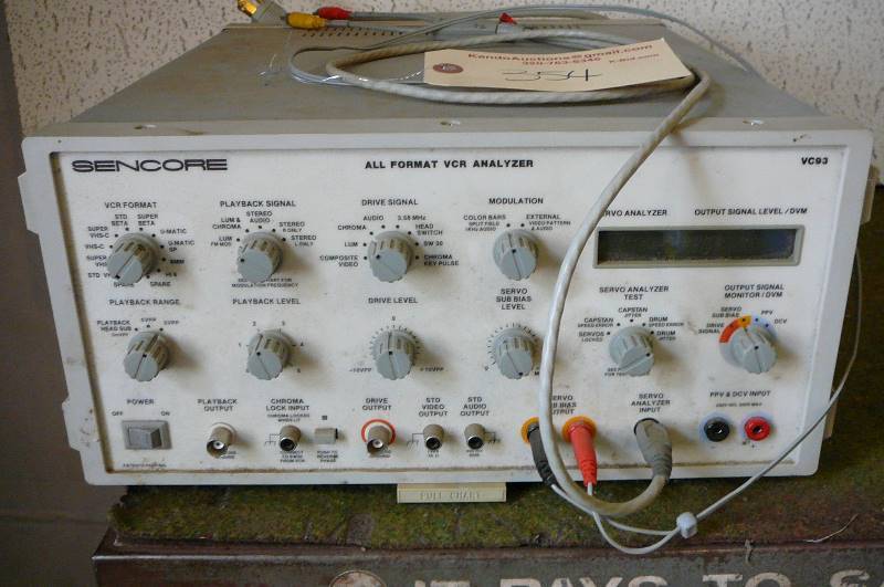 lot 354 image: VCR Analyzer