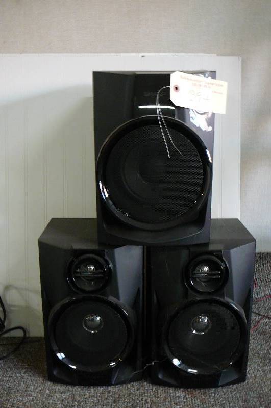 lot 394 image: 3-Sharp Speakers