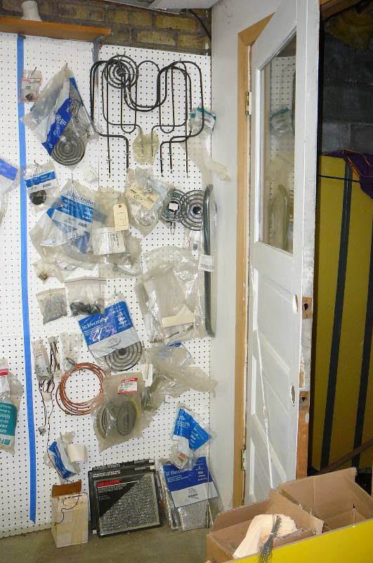 lot 179 image: Lot of Misc. Parts, Maytag, Frigidaire, Electrolux, Johnstone