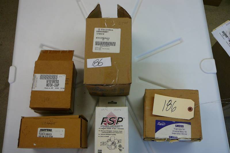 lot 186 image: Evaporator Fan Motors