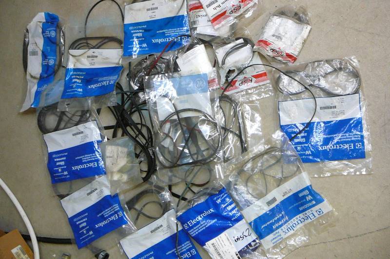 lot 213 image: Lot of Belts Dryer Drum Belts