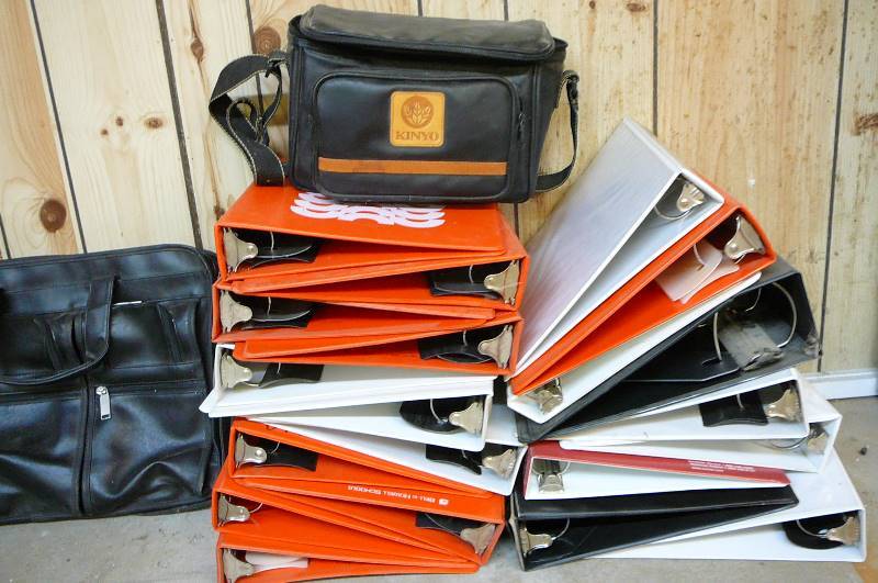 lot 237 image: Ring Binders, Computer, Camera Bags