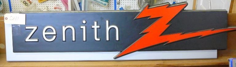 lot 241 image: Zenith Sign