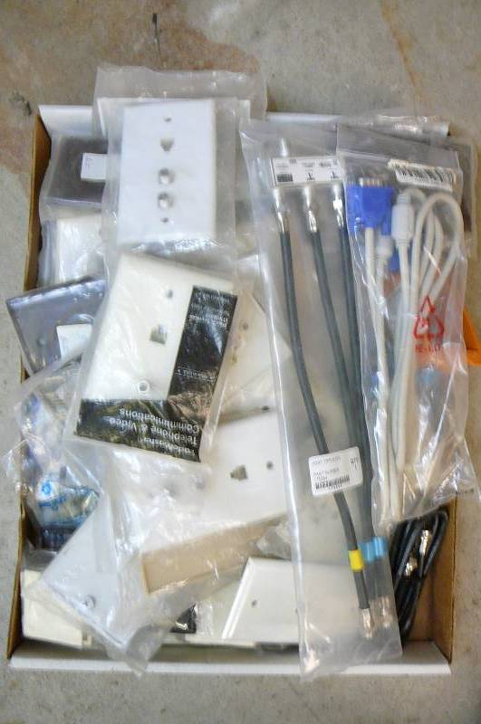 lot 242 image: Lot of Triplexer, coax cables