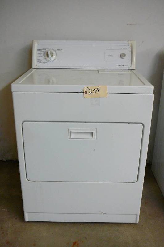 lot 254 image: Used Dryer Kenmore