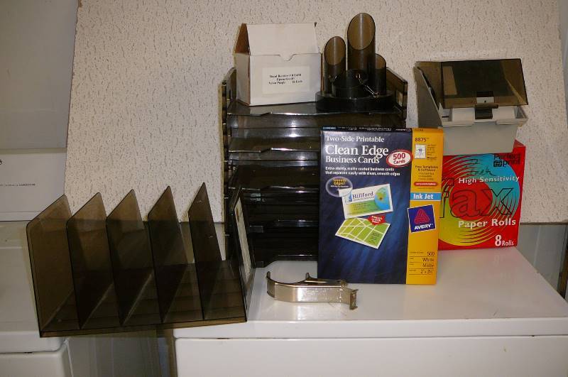 lot 261 image: Office Files, Business cards, Etc.