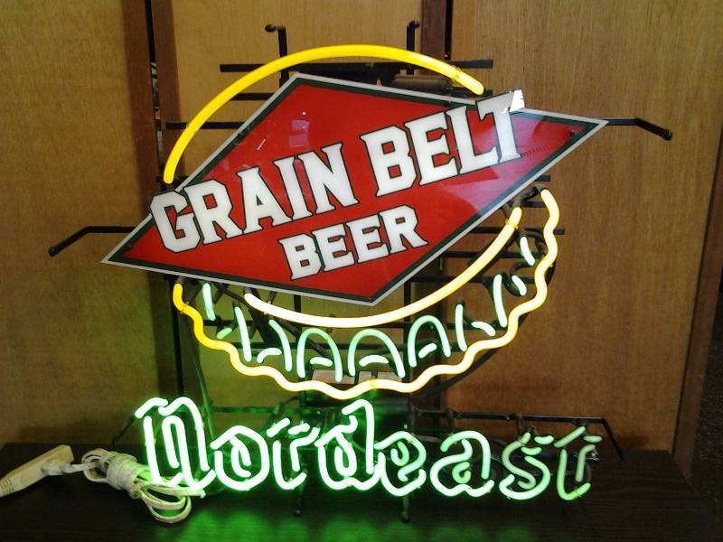 Grain Belt Beer Nordeast Neon Sign | Neon Lighted Beer Signs | K-Bid