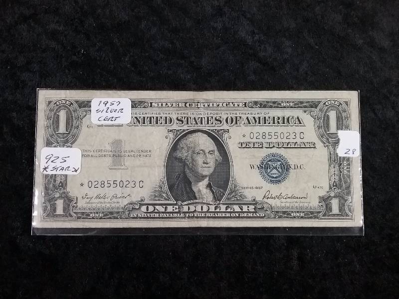 1957 STAR $1 Silver Certifcate, VG