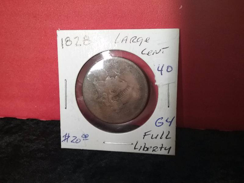 1828 G4 Large Cent, Full Liberty (Redbook value $20)