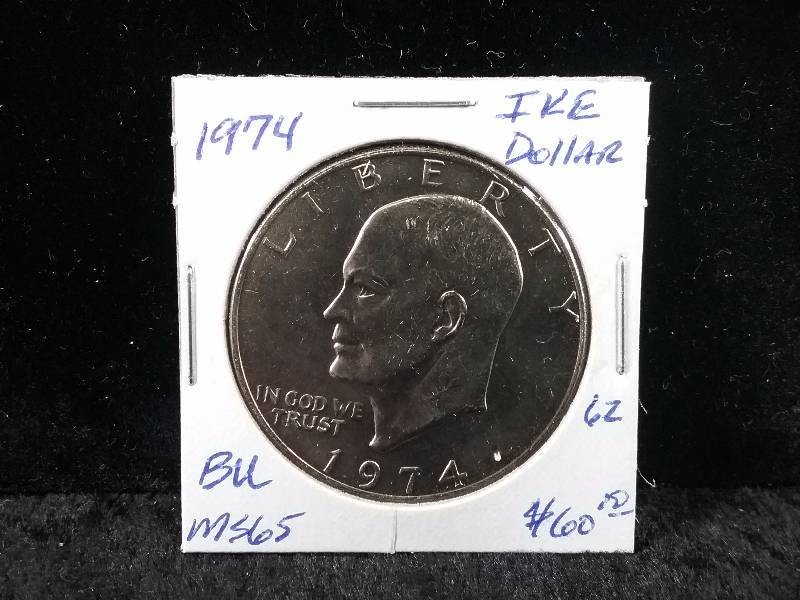 1974 MS65 BU Eisenhower Dollar, (Redbook value $60)