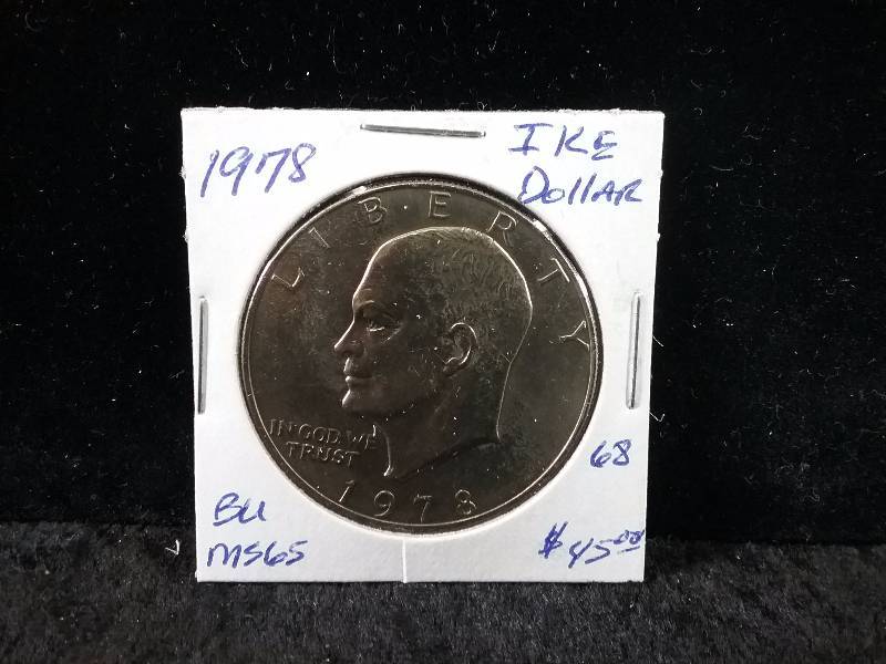 1978 MS65 BU Eisenhower Dollar, (Redbook value $45)