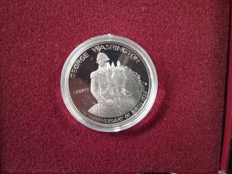 1732-1982 Proof George Washington Half Dollar, 90% Silver