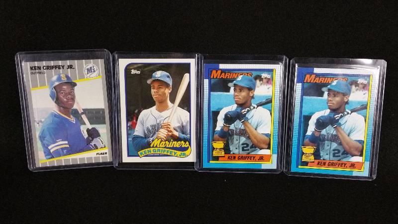 lot 37 image: Ken Griffey Jr Rookie Cards
