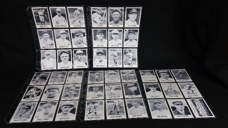 lot 49 image: Babe Ruth, Ty Cobb, Etc 1980 TCMA Card Set