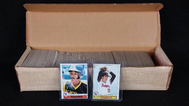 lot 52 image: 1979 Topps Complete Set Including Ozzie Smith Rookie
