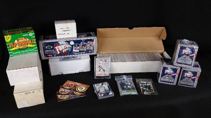 lot 61 image: Large Group of Football Sealed Sets, Complete Sets, and More