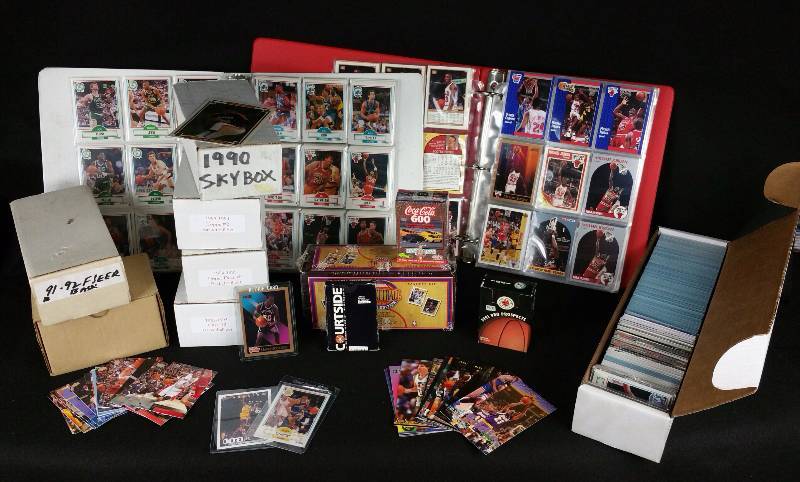 lot 63 image: Large Group of Basketball Sealed Sets, Complete Sets, Etc.
