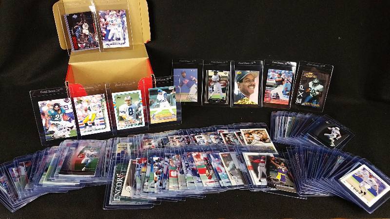 lot 71 image: 200 Card Saver I Protectors Filled W Stars, Inserts, Rookies, Etc.