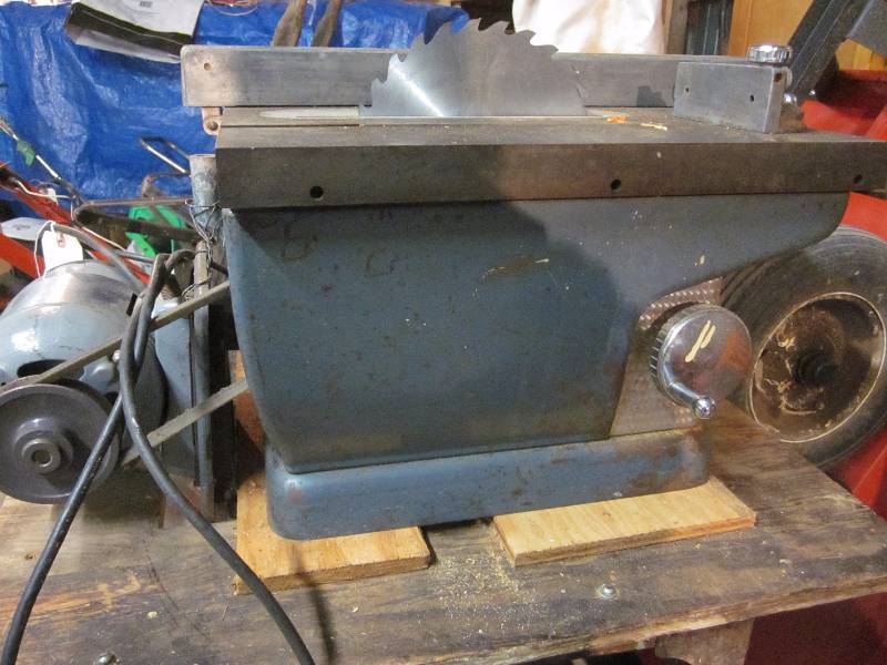 Craftsman Portable Table Saw on Cart
