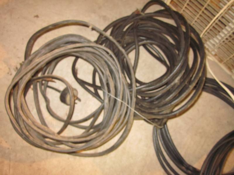 Extension Cords, Coax Cable, & Fan