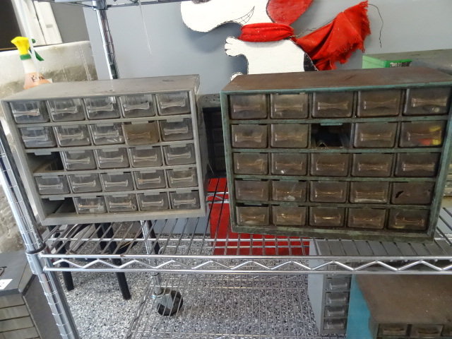 lot 12 image: 5 Misc Hardware Bins With Misc